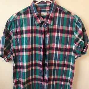 Club Monaco short sleeve button up